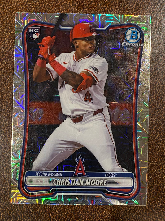 Christian Moore - 2026 Bowman - Rookie MOJO Refractor - Angels