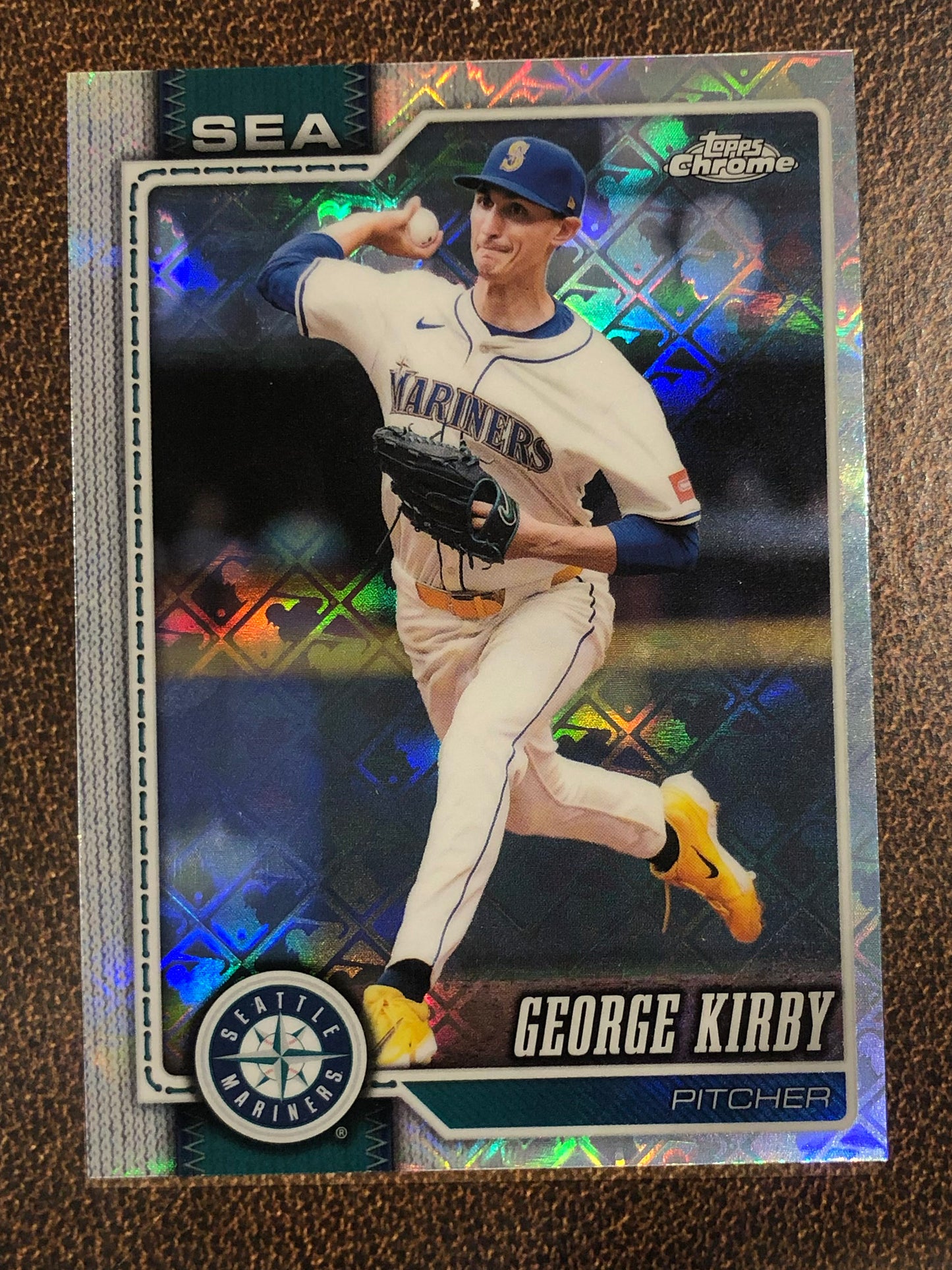 George Kirby - 2026 Topps Chrome Logofractor - Base Logofractor - Mariners