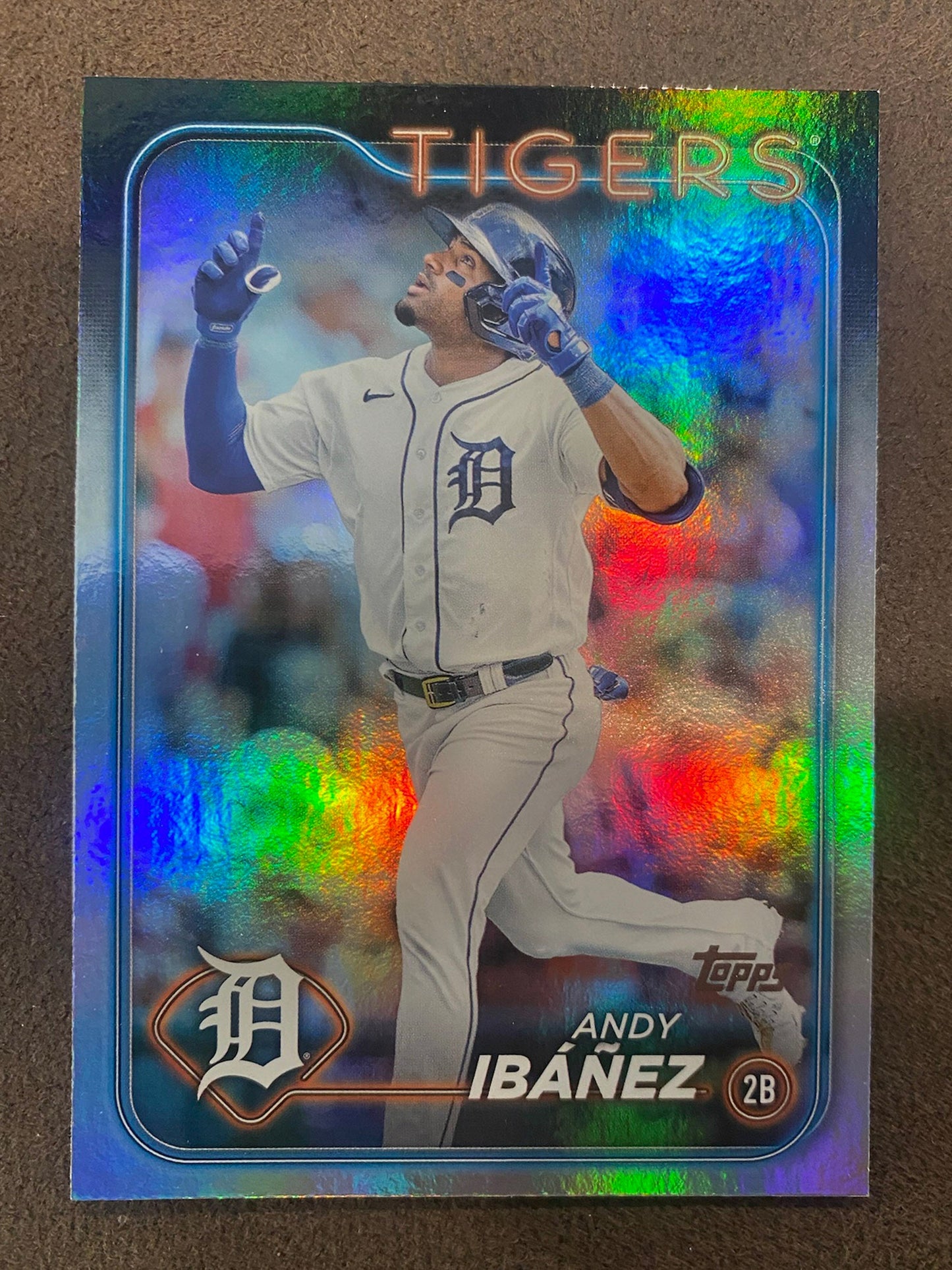 Andy Ibanez - 2024 Topps Series 1 - Rainbow Foil - Tigers