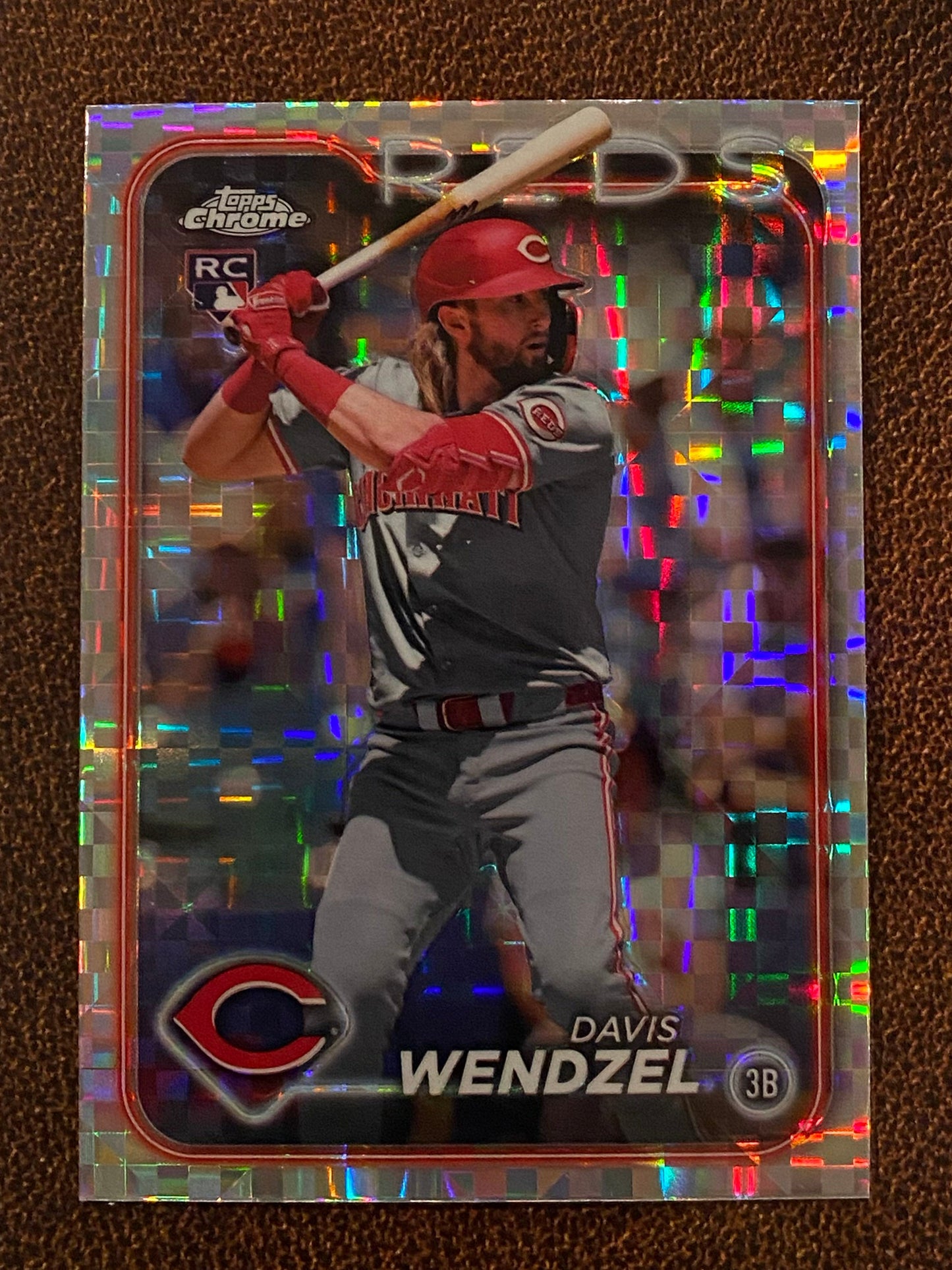 Davis Wendzel - 2024 Topps Chrome Update - XFractor - Reds