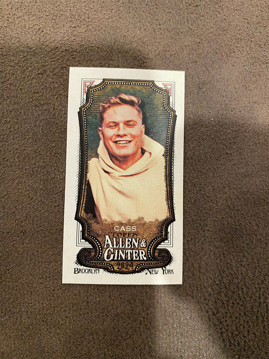 Nicky Cass - 2024 Allen & Ginter - Mini A&G Back -