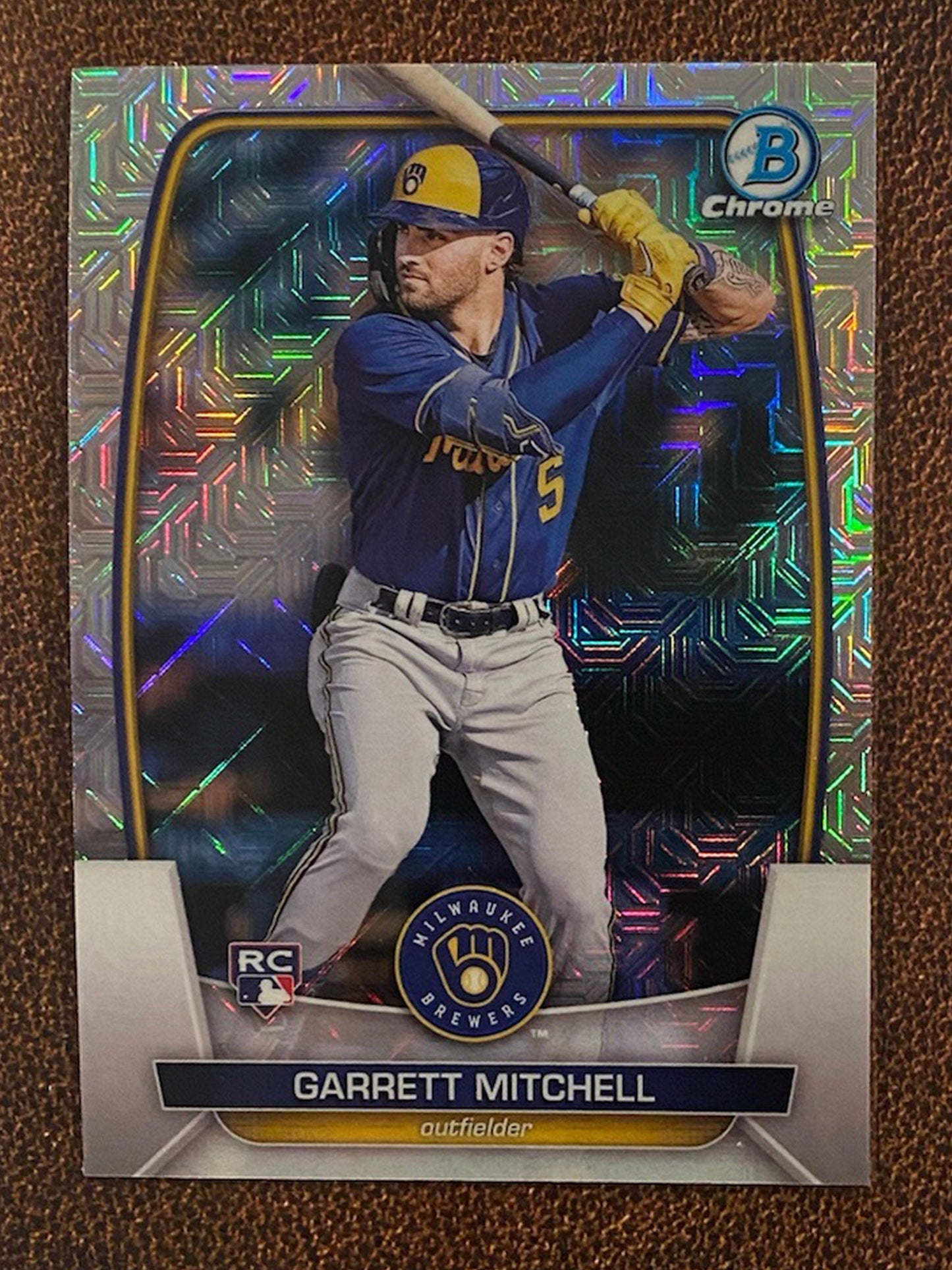 Garrett Mitchell - 2023 Bowman - Mega Box Mojo Refractor - Brewers