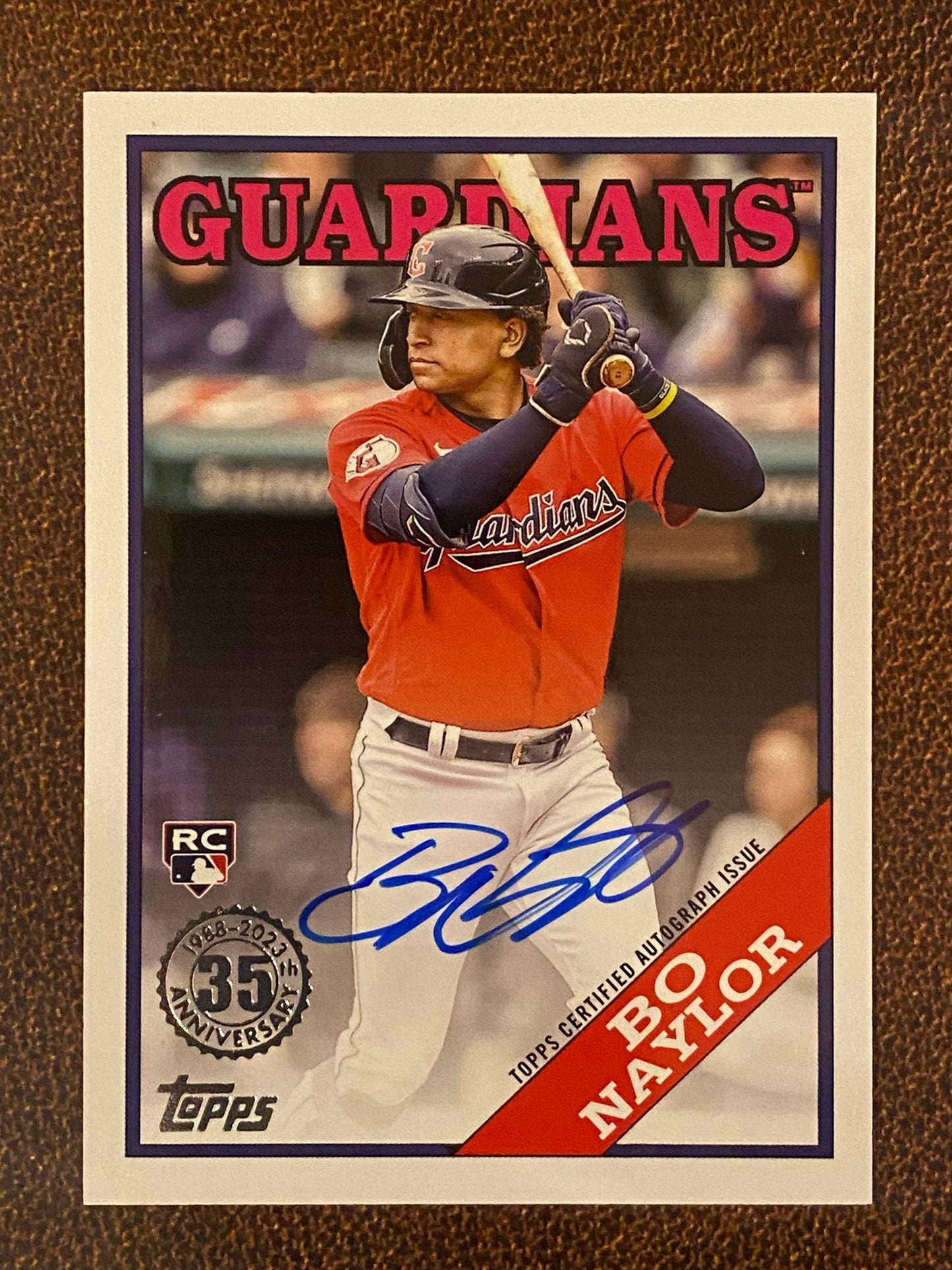 Bo Naylor - 2023 Topps Series 2 - 1988 AUTO - Guardians