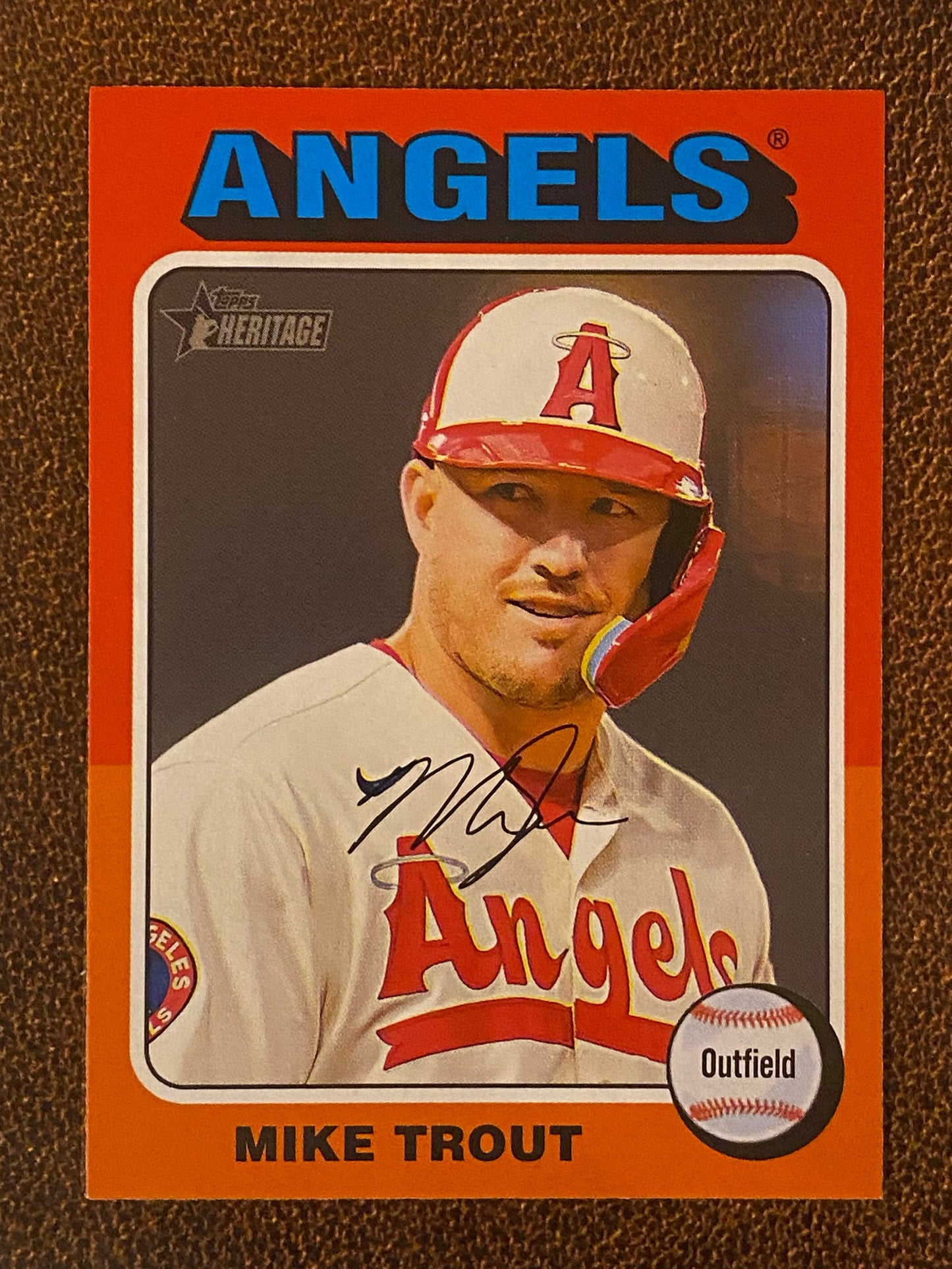 Mike Trout - 2024 Topps Heritage - Low Number Short Prints - Angels