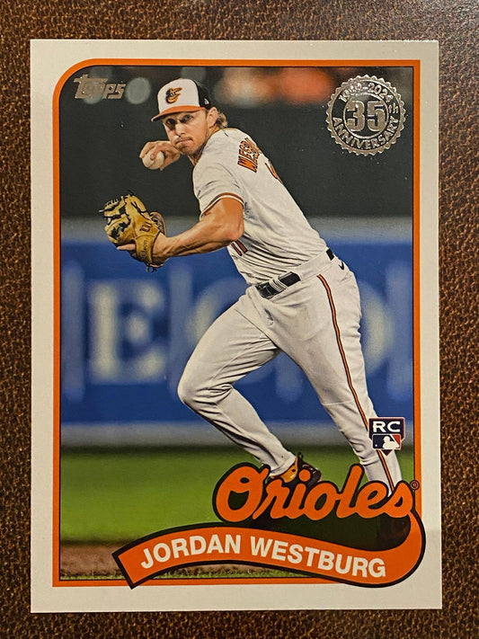 Jordan Westberg - 2024 Topps Series1 - 1989 Inserts - Orioles