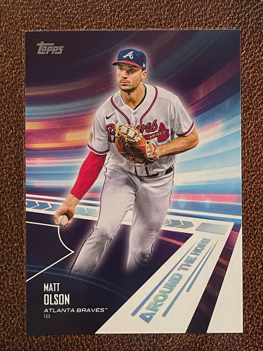 Matt Olson - 2024 Topps Series 2 - Around the Horn Insert - Braves