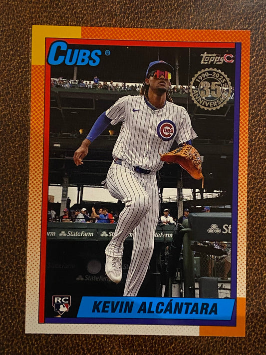 Kevin Alcantara - 2025 Topps Series 2 - 1990 Insert - Cubs