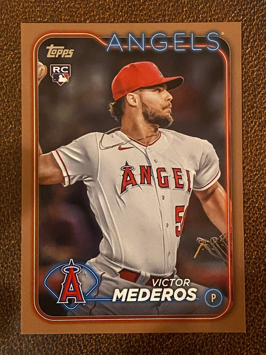Victor Mederos - 2024 Topps Series 1 - Gold /2024 - Angels