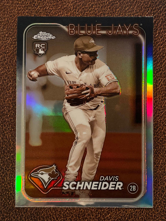 Davis Schneider - 2024 Topps Chrome - Sepia Refractor - Blue Jays