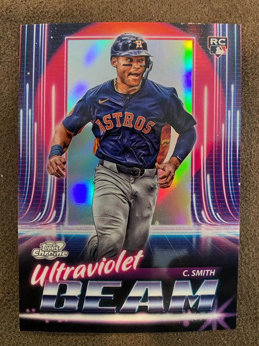 Cam Smith - 2025 Topps Chrome Cosmic - Ultraviolet Beam Insert - Astros
