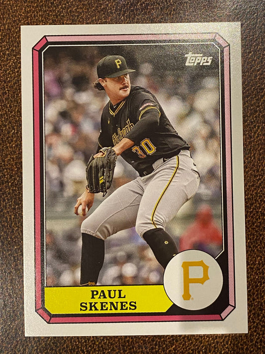 Paul Skenes - 2025 Topps Archives - Boardwalk Insert - Pirates