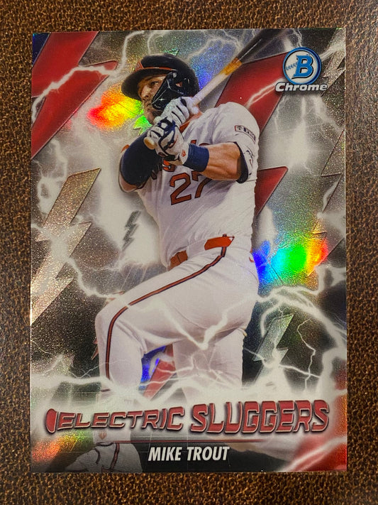 Mike Trout - 2026 Bowman - Electric Sluggers Insert - Angels