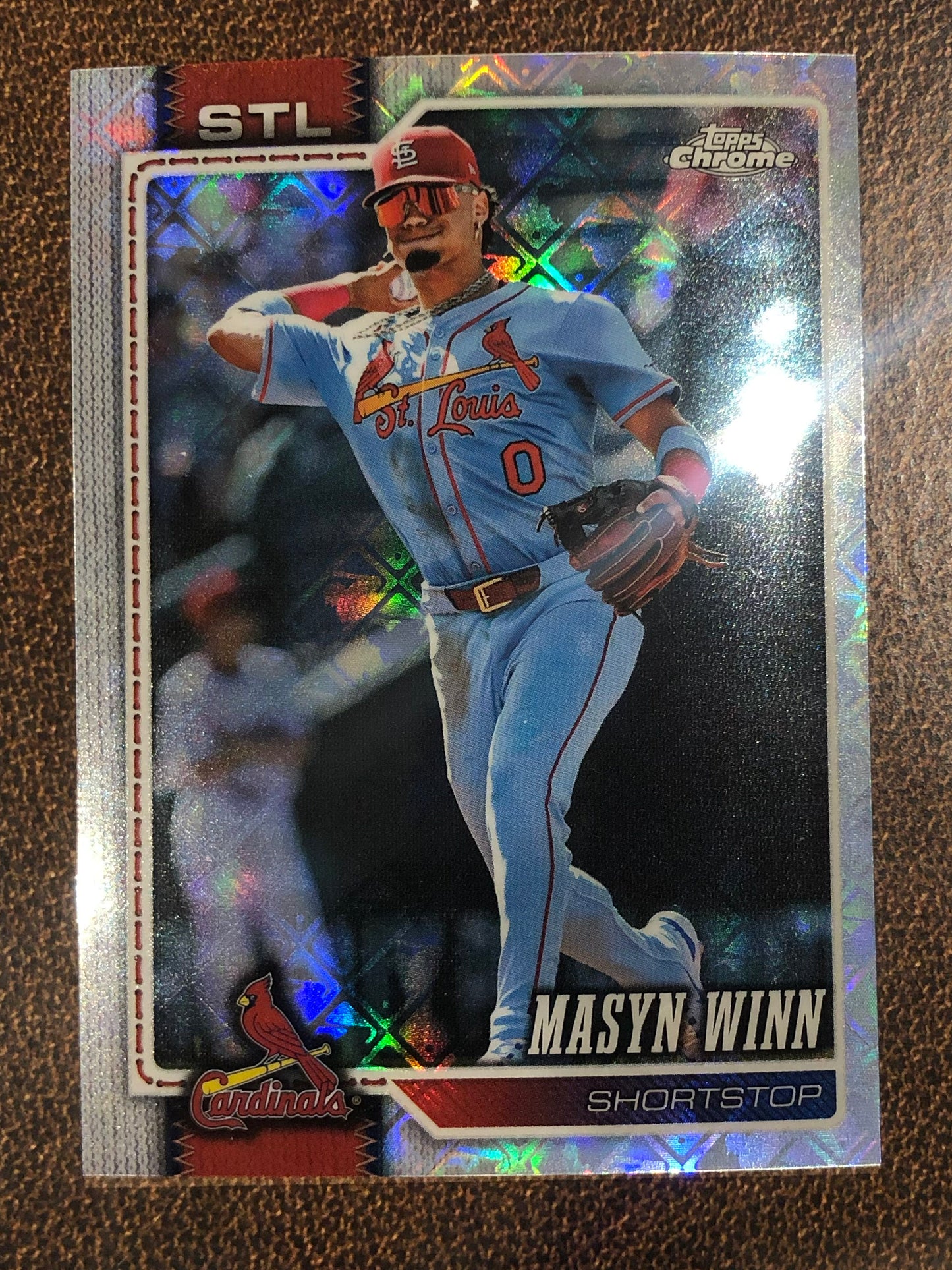 Masyn Winn - 2026 Topps Chrome Logofractor - Base Logofractor - Cardinals