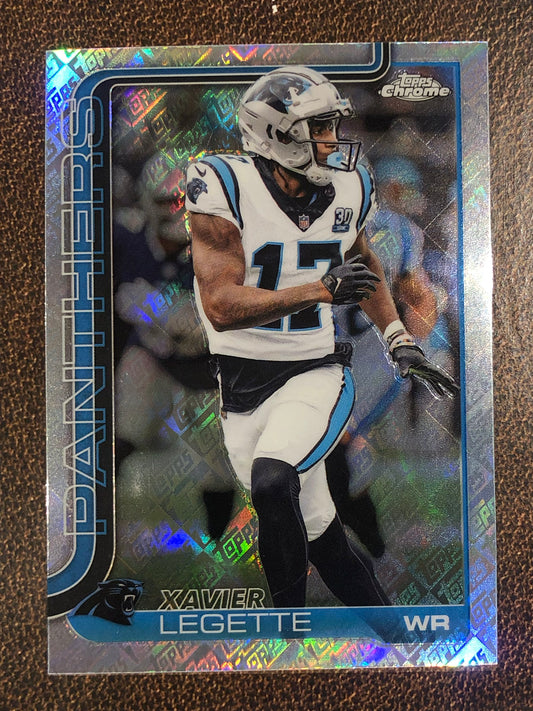 Xavier Legette - 2025 Topps Chrome - Topps Foil - Panthers