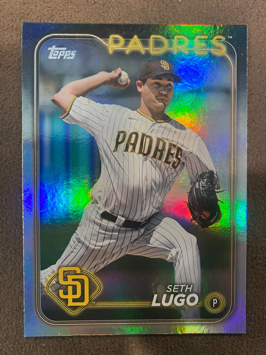 Seth Lugo - 2024 Topps Series 1 - Rainbow Foil - Padres