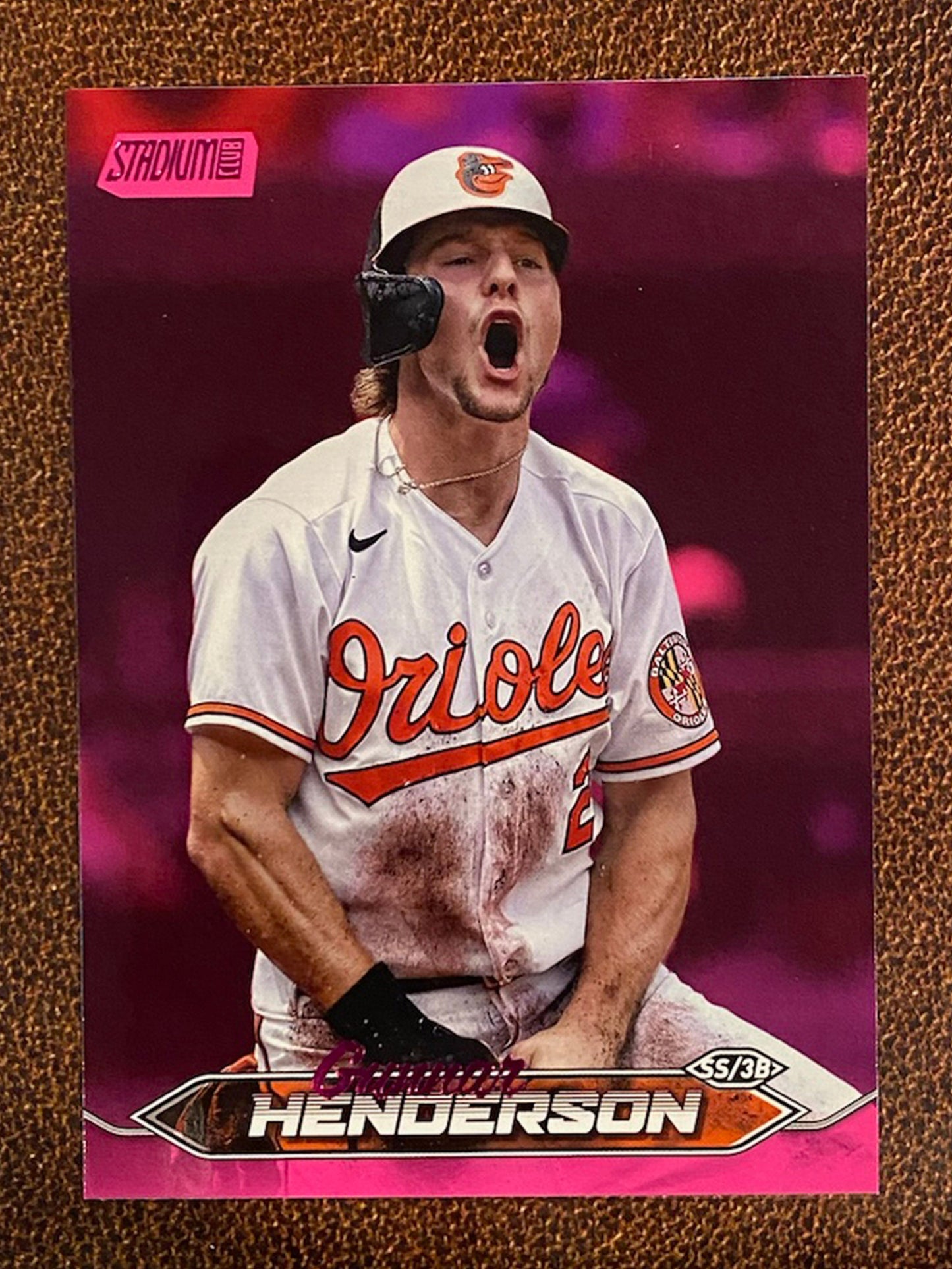 Gunnar Henderson - 2024 Topps Stadium Club - Pink Foil - Orioles