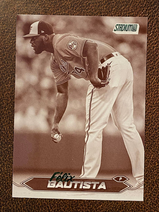 Felix Bautista - 2024 Topps Stadium Club - Sepia - Orioles