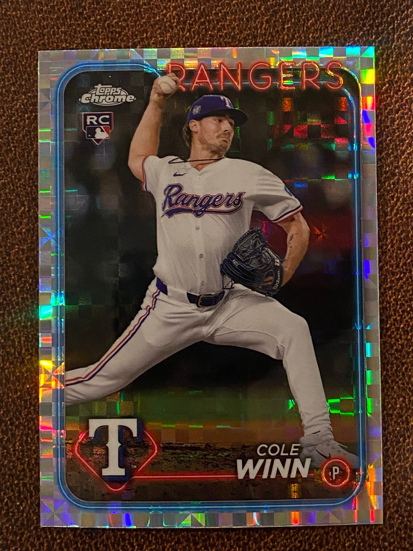 Cole Winn - 2024 Topps Chrome Update - XFractor - Rangers