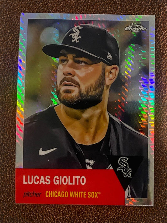 Lucas Giolito - 2022 Topps Chrome Platinum Anniversary - Prism Refractor - White Sox