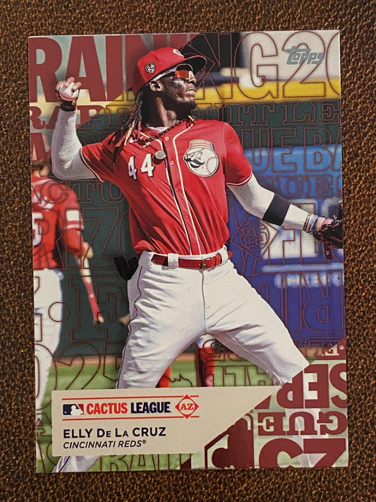 Elly De La Cruz - 2025 Topps Series 1 - Training Ground - Reds