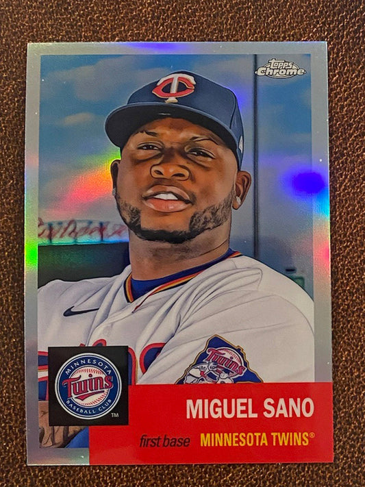 Miguel Sano - 2022 Topps Chrome Platinum Anniversary - Refractor - Twins