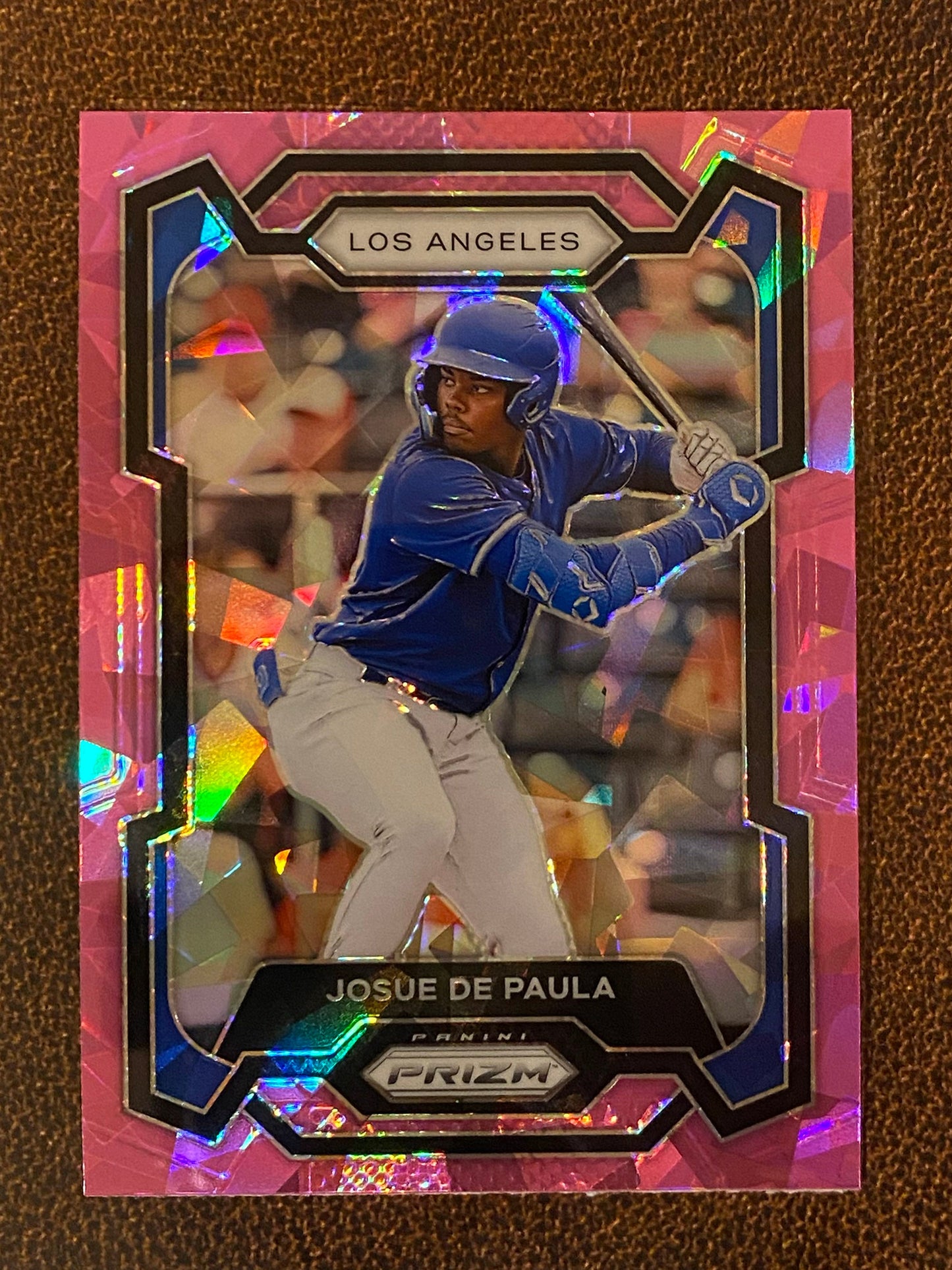 Josue De Paula - 2024 Panini Prizm - Pink Ice Mega - Dodgers