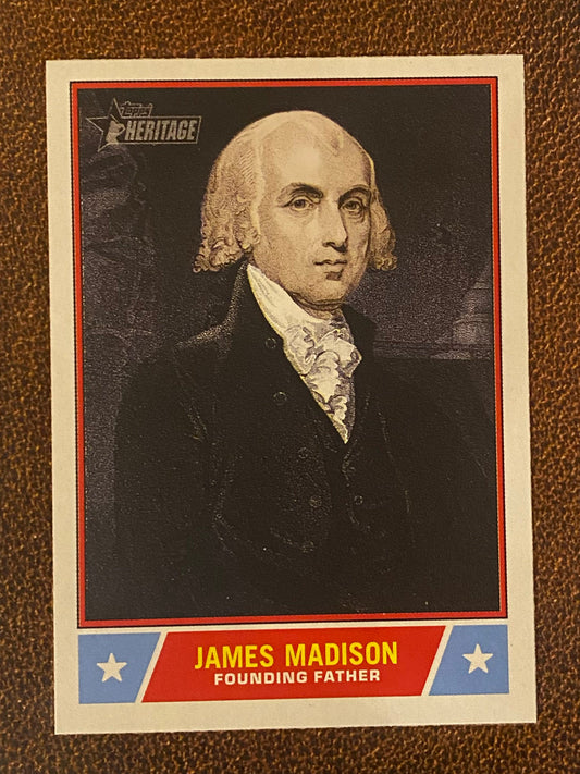 James Madison - 2025 Topps Heritage - Notable Americans (NS-7)
