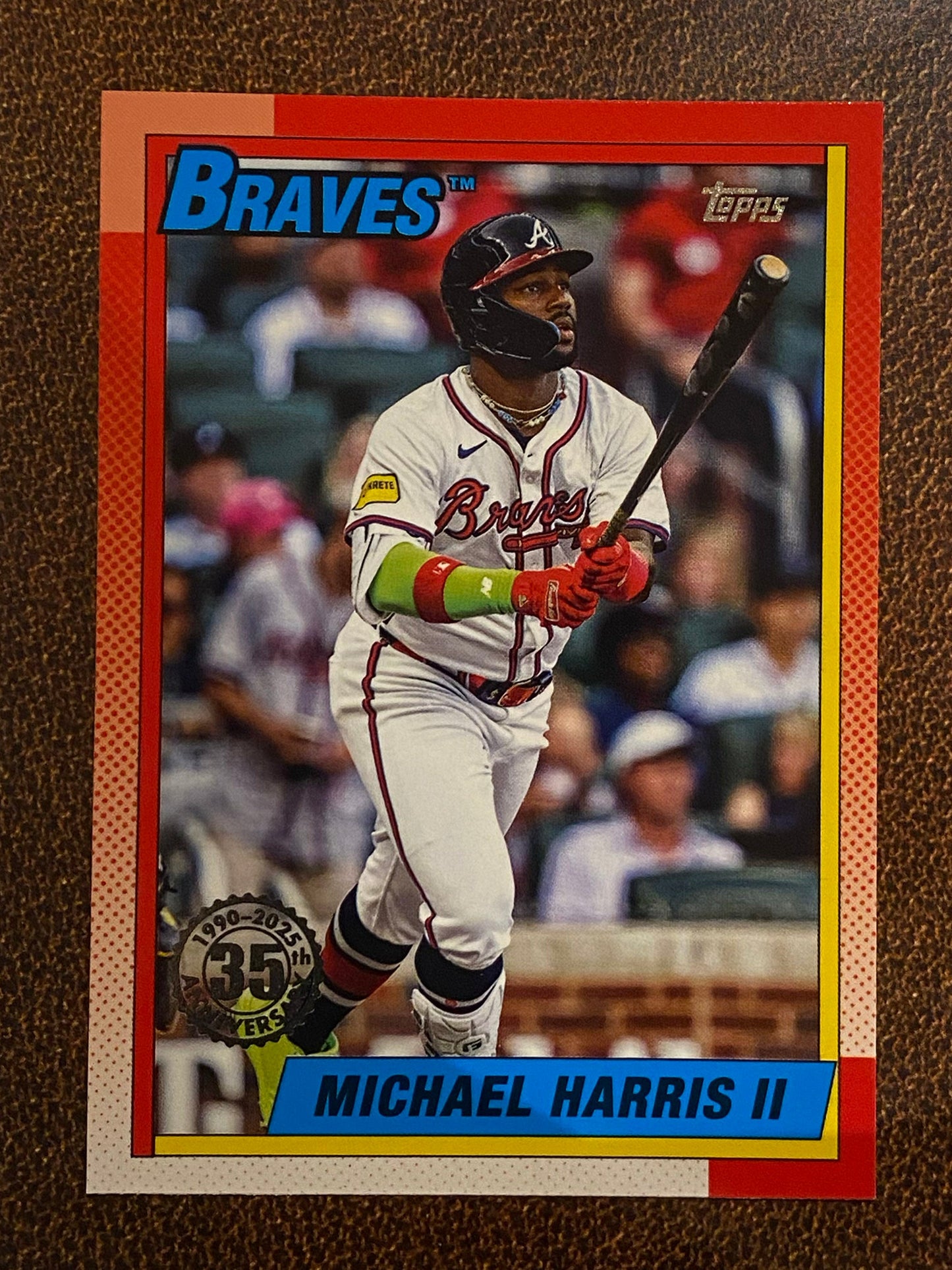 Michael Harris II - 2025 Topps Series 2 - 1990 Insert - Braves