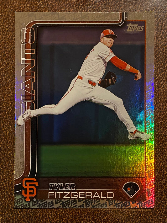 Tyler Fitzgerald - 2025 Topps Series 2 - Fanatics Exclusive Topps Foil Border - Giants