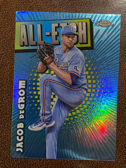 Jacob deGrom - 2025 Topps Chrome - All Etch - Rangers