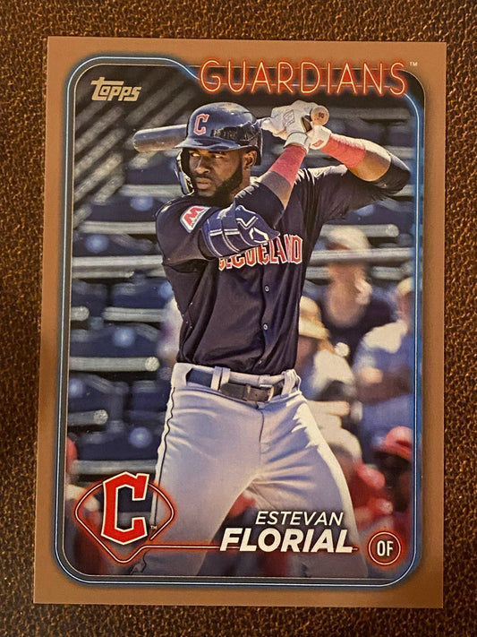 Estevan Florial - 2024 Topps Series 2 - Gold /2024 - Guardians