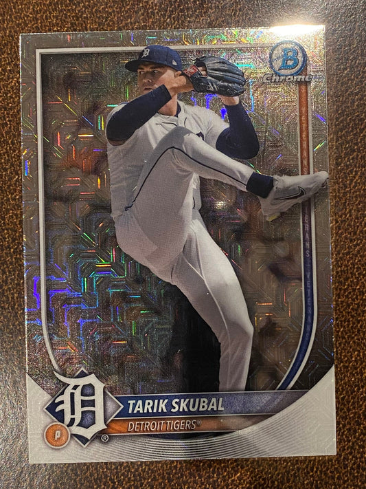 Tarik Skubal - 2025 Bowman Chrome - Mojo - Tigers