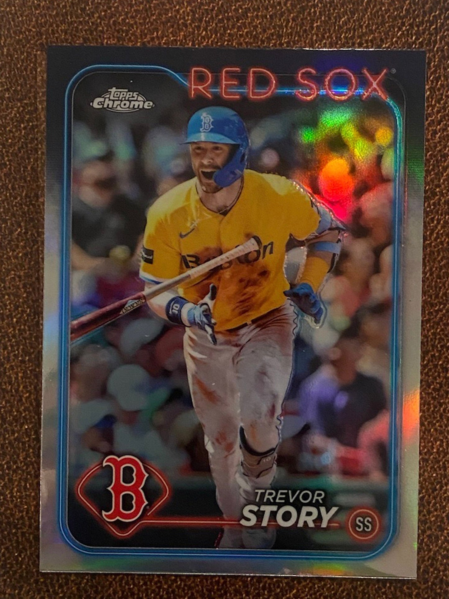 Trevor Story - 2024 Topps Chrome - Refractor - Red Sox