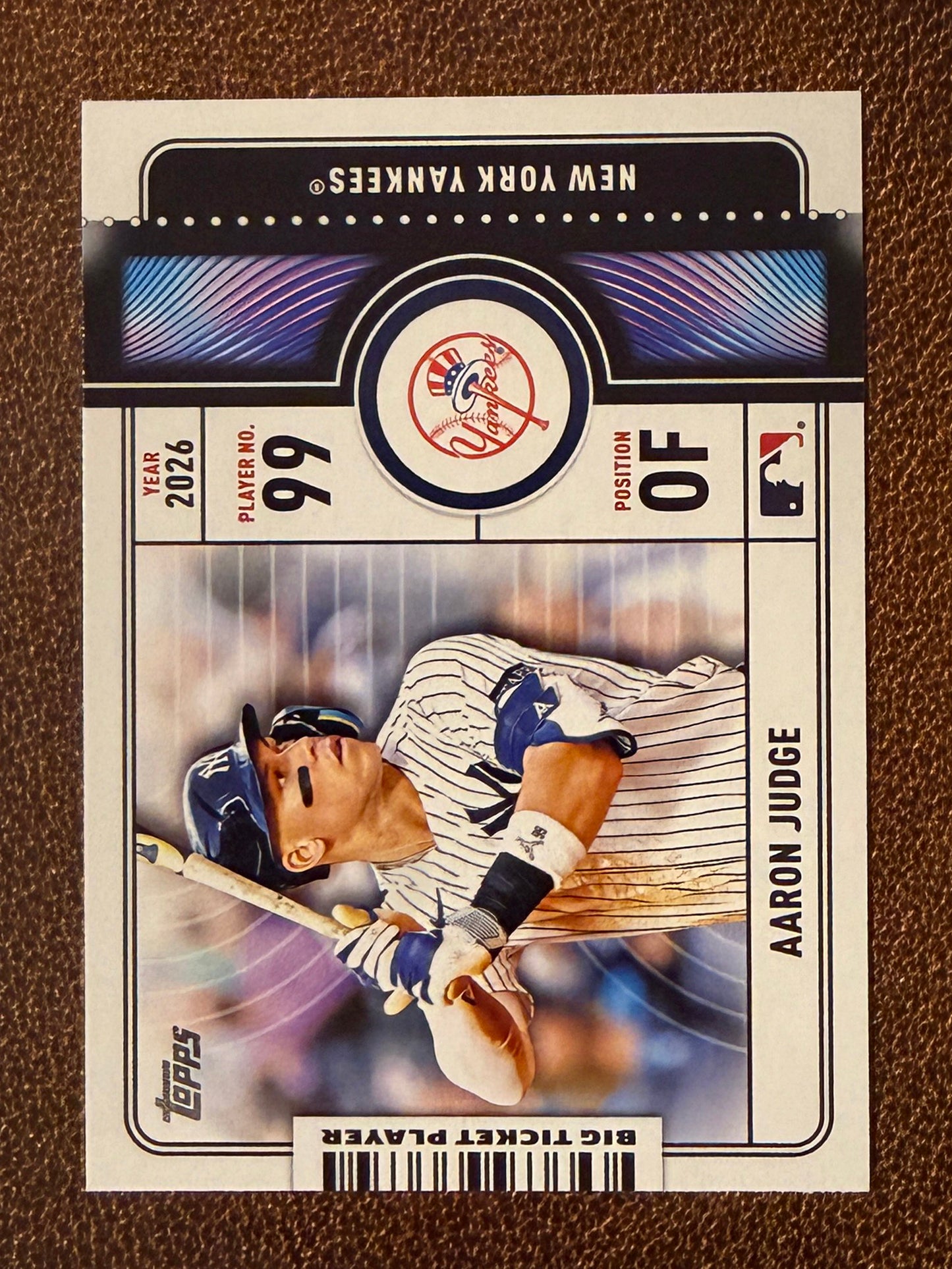 Aaron Judge - 2026 Topps Series 1 - Big Ticket Player Insert - Yankees