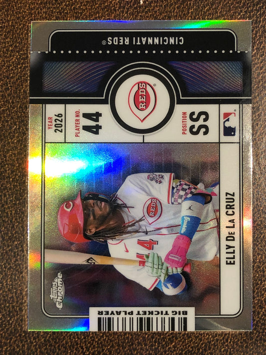 Elly De La Cruz - 2026 Topps Chrome - Big Ticket Player Insert - Reds