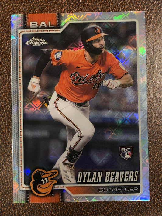 Dylan Beavers - 2026 Topps Chrome Logofractor - Base Logofractor - Orioles