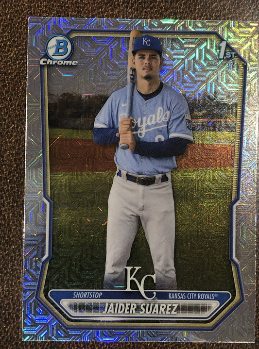 Jaider Suarez - 2026 Bowman Chrome - 1st Bowman MOJO - Royals