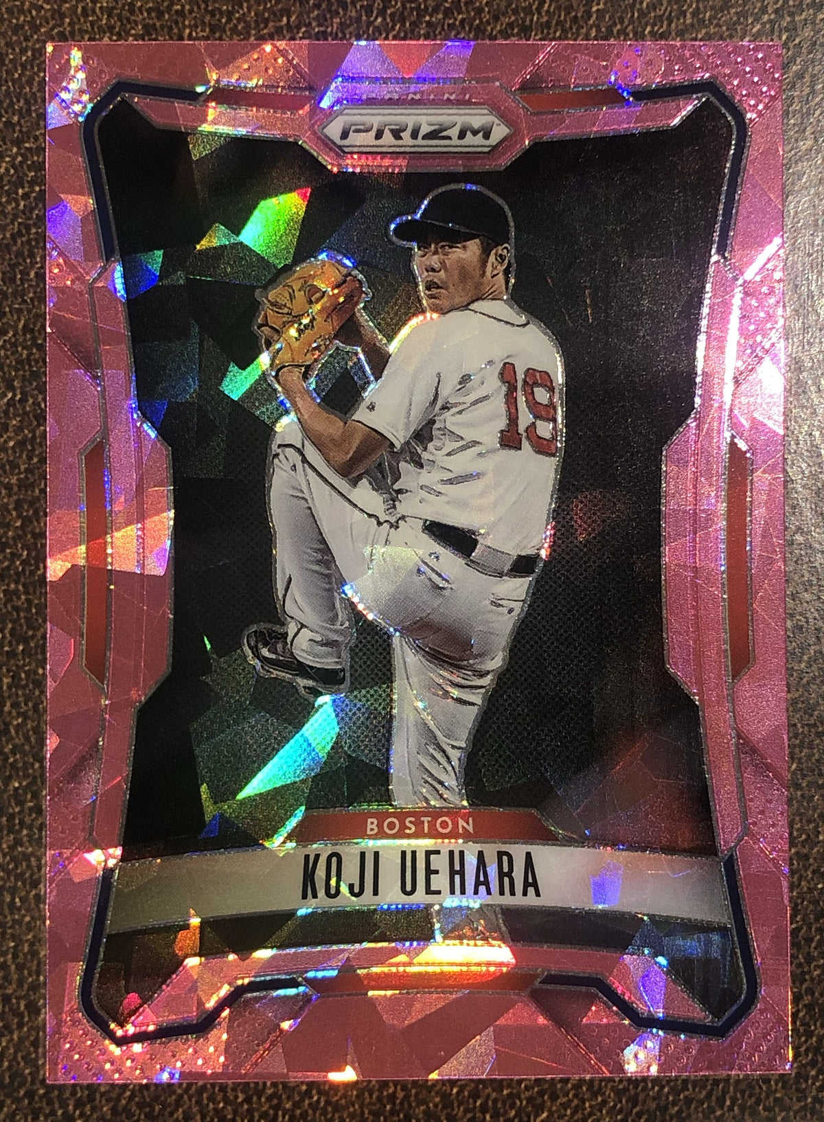 Koji Uehara - 2026 Panini Prizm - Pink Ice - Red Sox