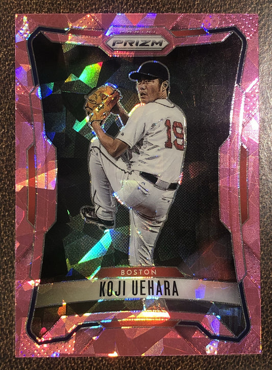 Koji Uehara - 2026 Panini Prizm - Pink Ice - Red Sox