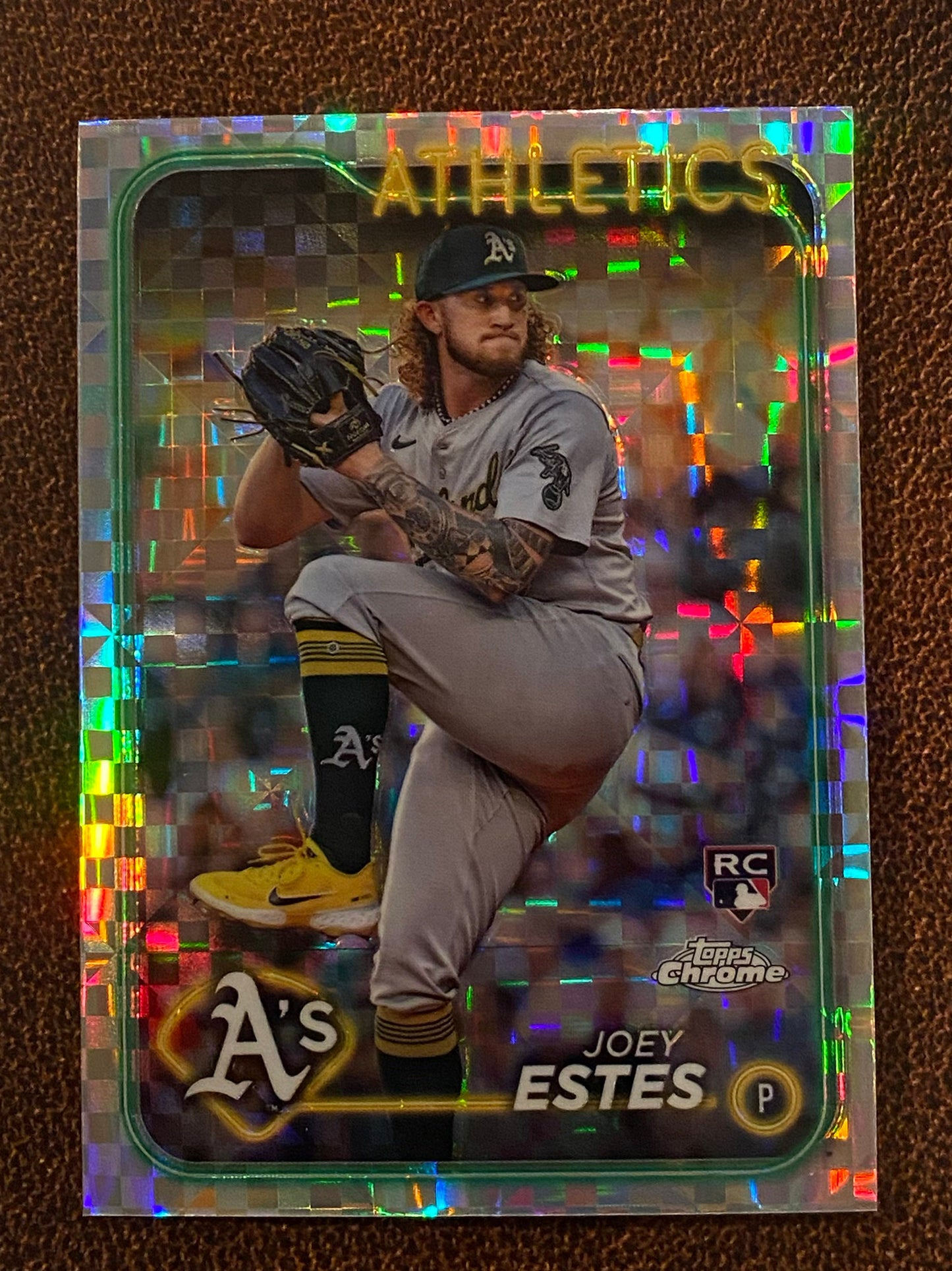 Joey Estes - 2024 Topps Chrome Update - XFractor - Athletics