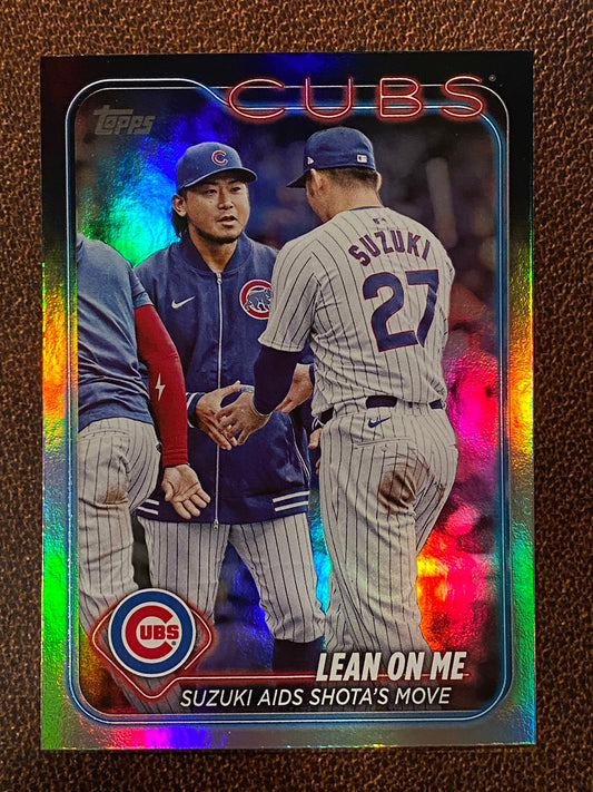 Seiya Suzuki / Shota Imanaga - 2024 Topps Update - Rainbow Foil - Cubs