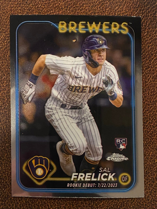 Sal Frelick - 2024 Topps Chrome Update - Base Rookie (Rookie Debut) - Brewers