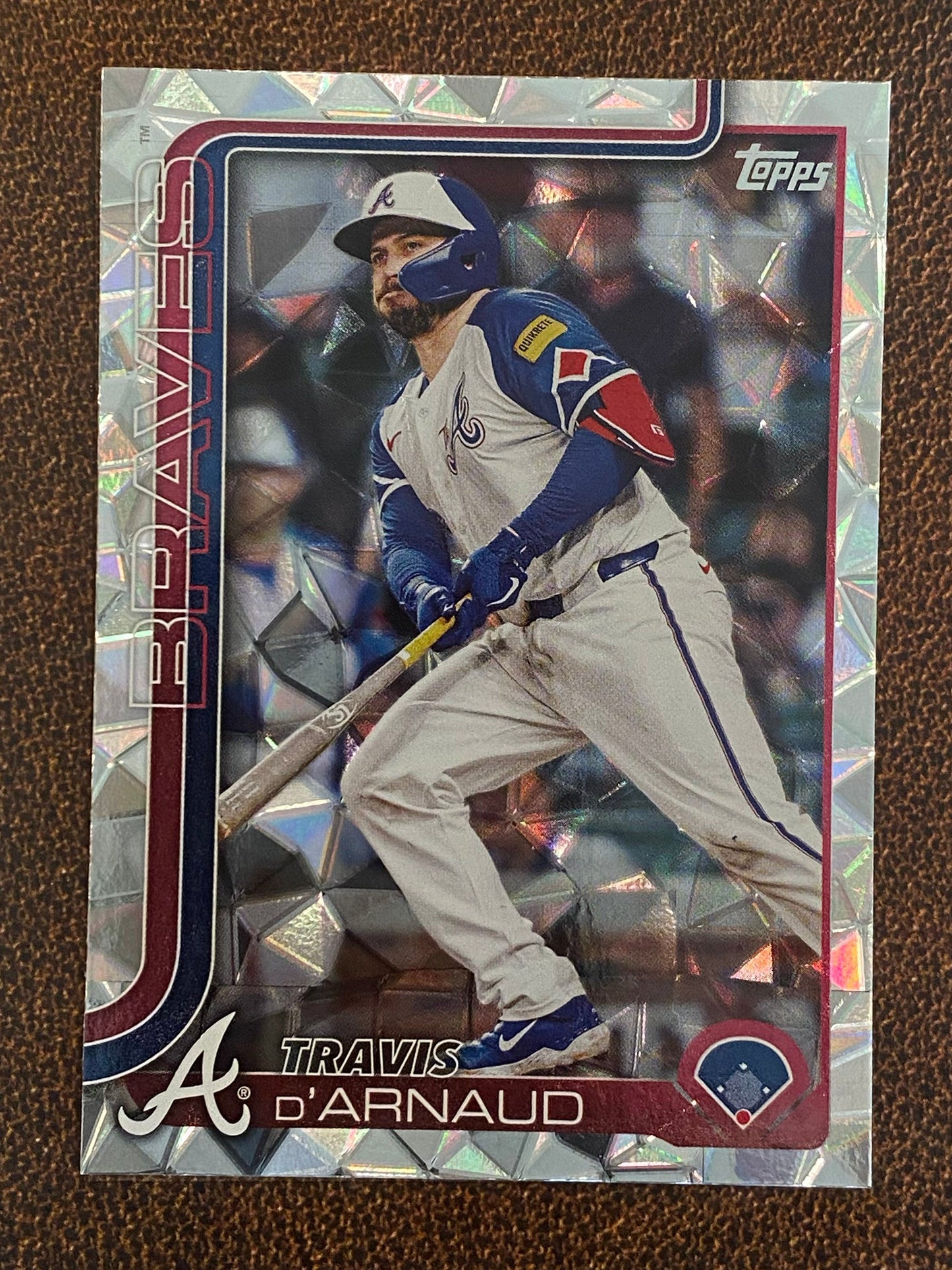 Travis d’Arnaud - 2025 Topps Series 1 - Diamante - Braves
