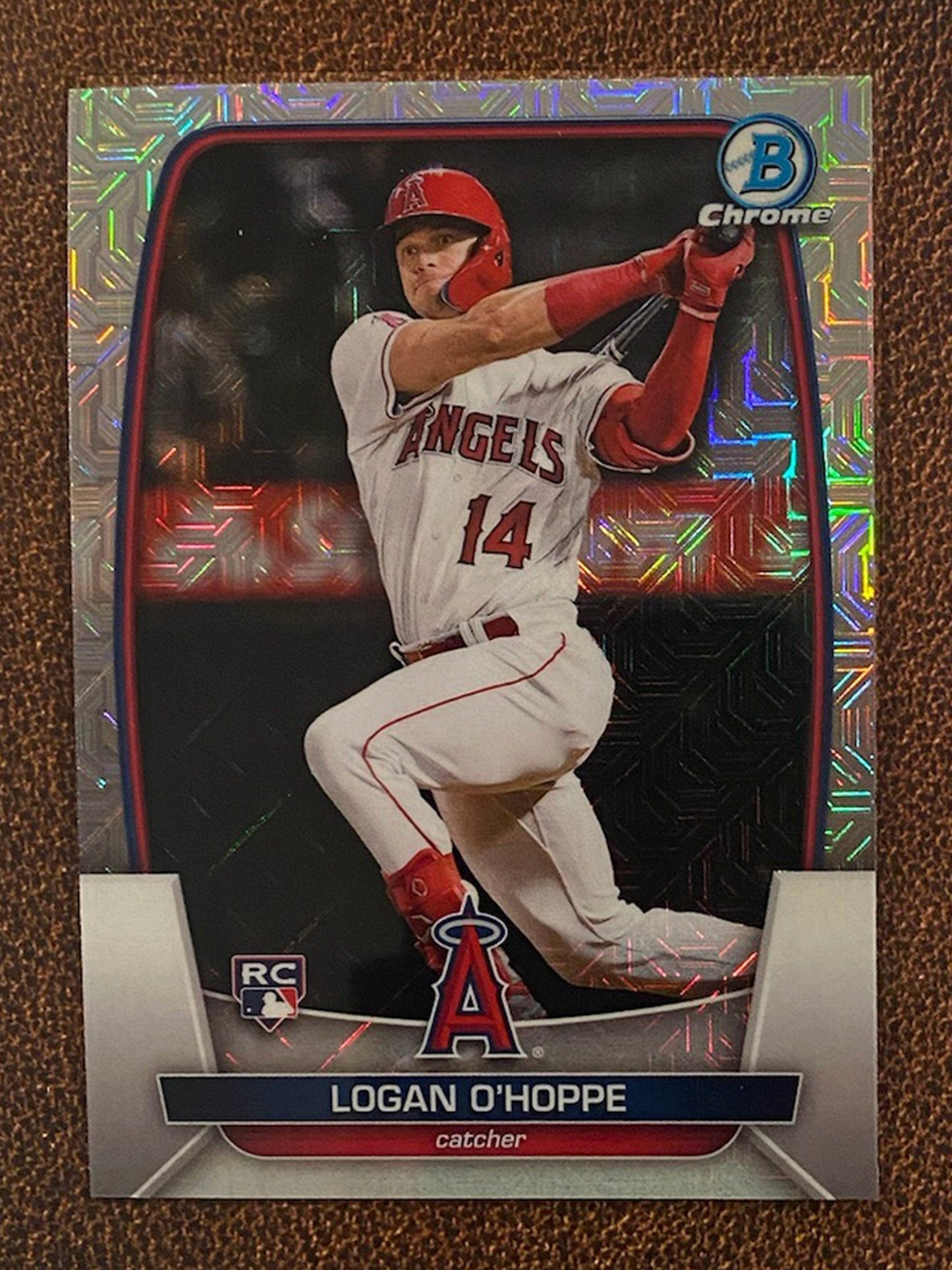 Logan O'Hoppe - 2023 Bowman - Mega Box Mojo Refractor - Angels