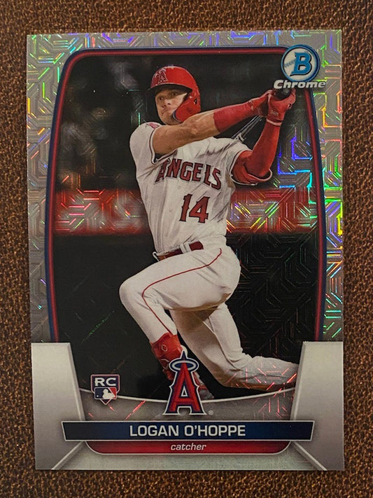 Logan O'Hoppe - 2023 Bowman - Mega Box Mojo Refractor - Angels