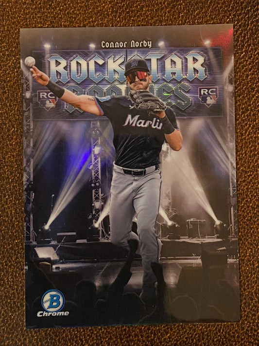 Connor Norby - 2025 Bowman - Rockstar Rookies - Marlins