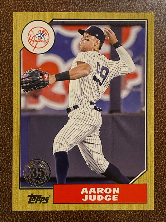 Aaron Judge - 2022 Topps Update - 1987 Insert - Yankees