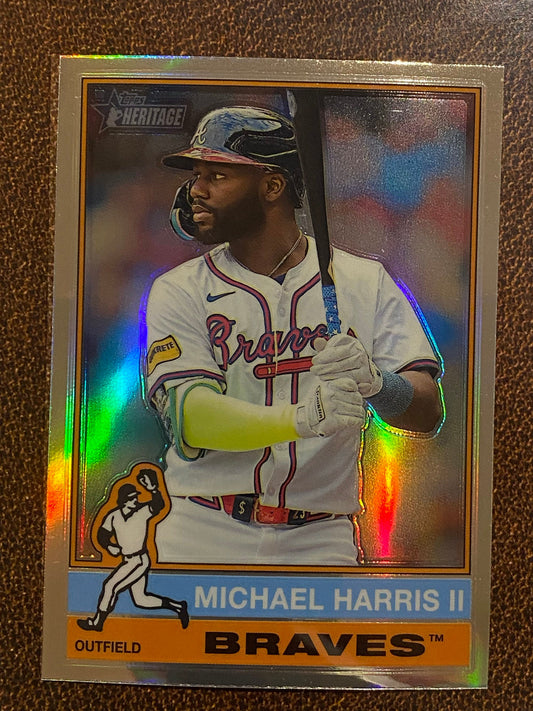 Michael Harris II - 2025 Topps Heritage - Refractor - Braves