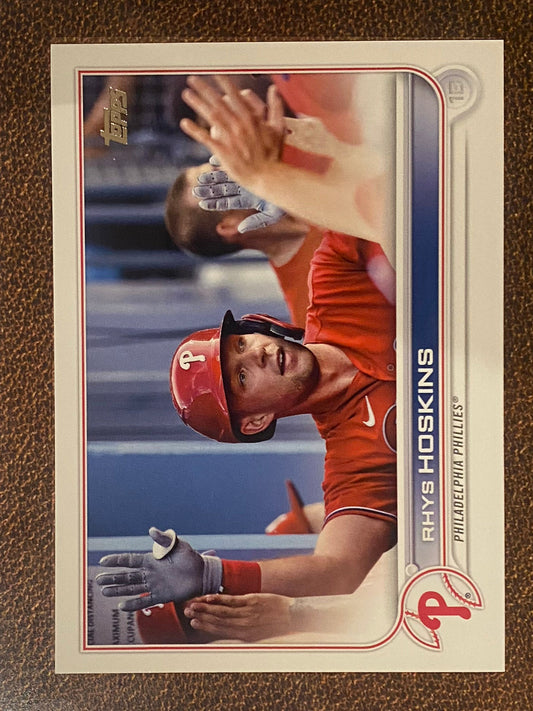 Rhys Hoskins - 2022 Topps Series 2 - SP Image Variation - Phillies
