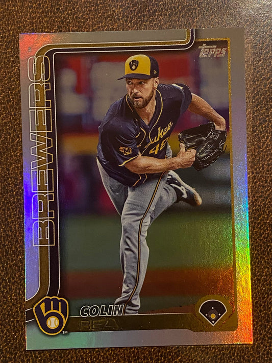 Colin Rea - 2025 Topps Series 1 - Rainbow Foil - Brewers
